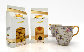 Noci di Cioccolato, Fiori di Biscotto