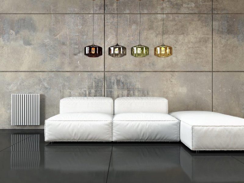 Contesto interno architettonico per presentazione termoarredi